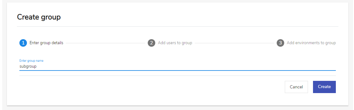 Enter Group Details