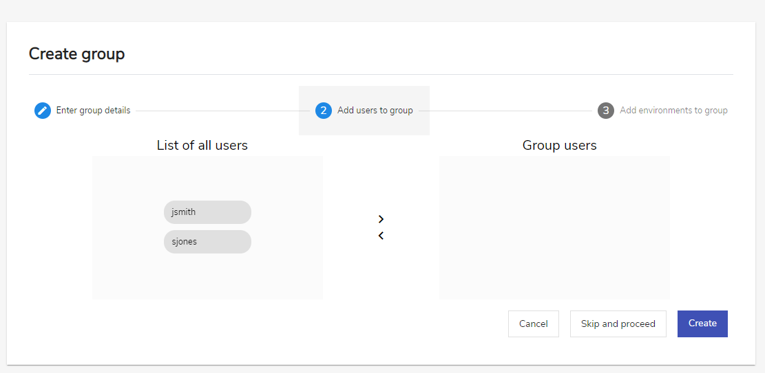 Add users to group