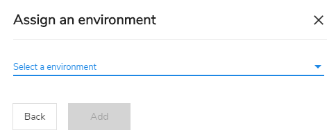 Assign an Environment