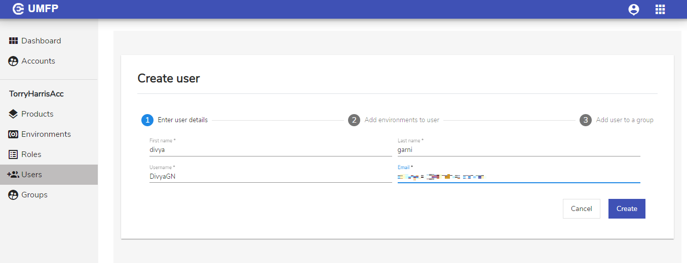 Create User