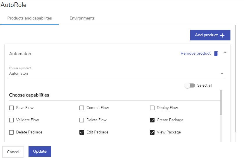 Product Capabilities