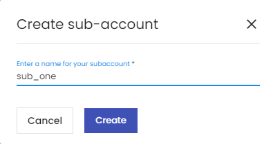 Sub Accounts